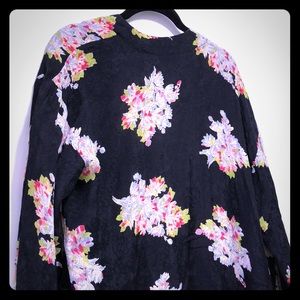 Zara floral kimono inspired cover up